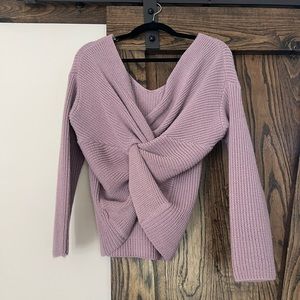 Twist Back Sweater